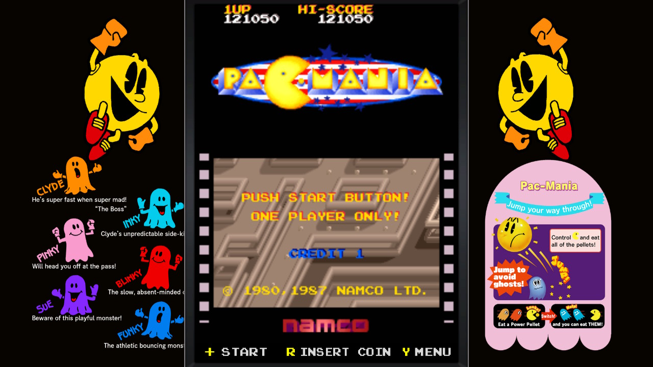 Arcade Archives PAC-MAN (2021), Switch eShop Game