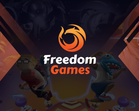 Freedom Games' logo.