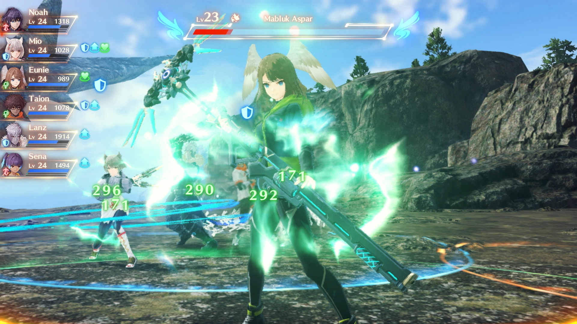 A screenshot from Xenoblade Chronicles 3.