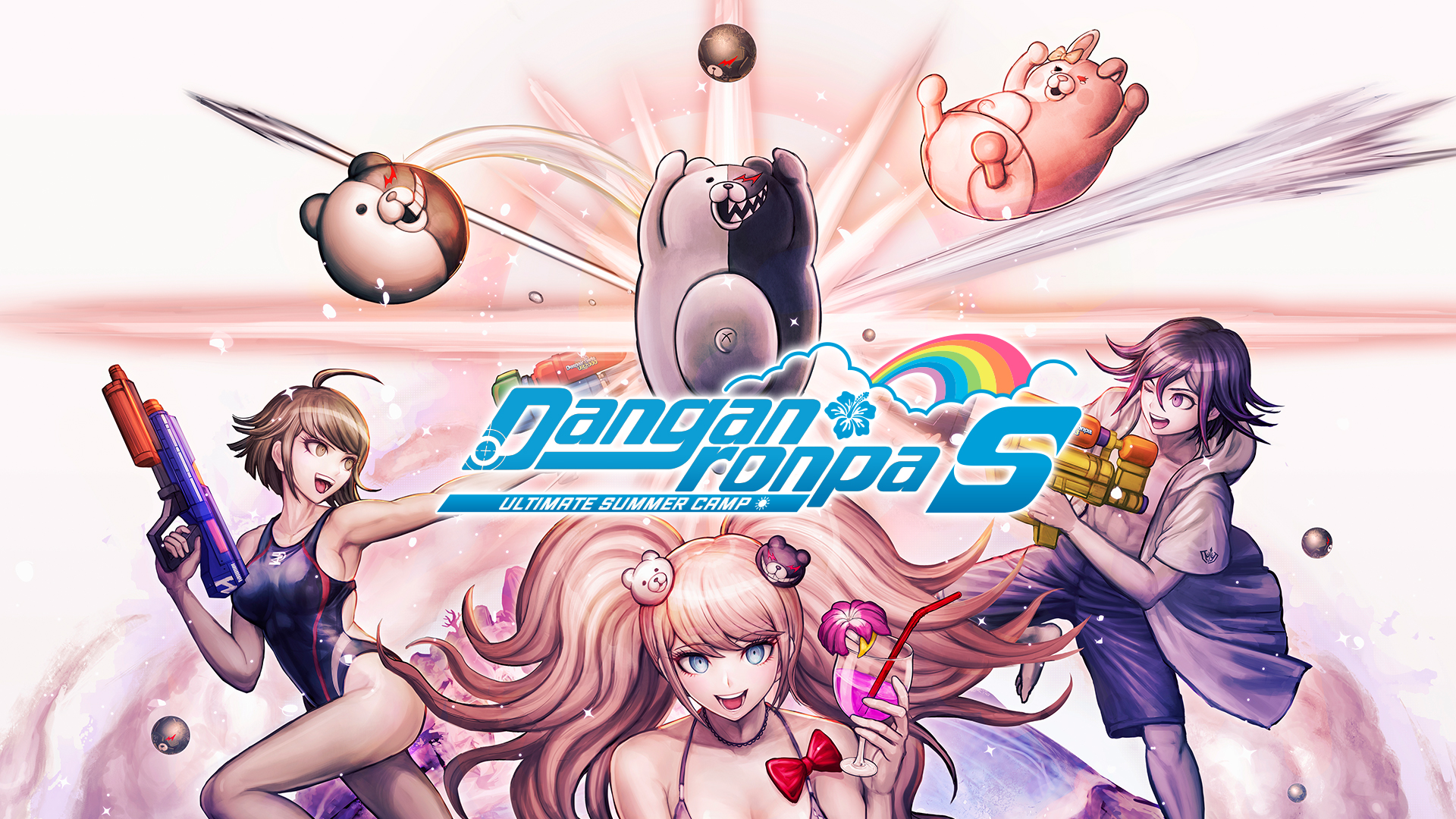 A promotional image for Danganronpa S: Ultimate Summer Camp