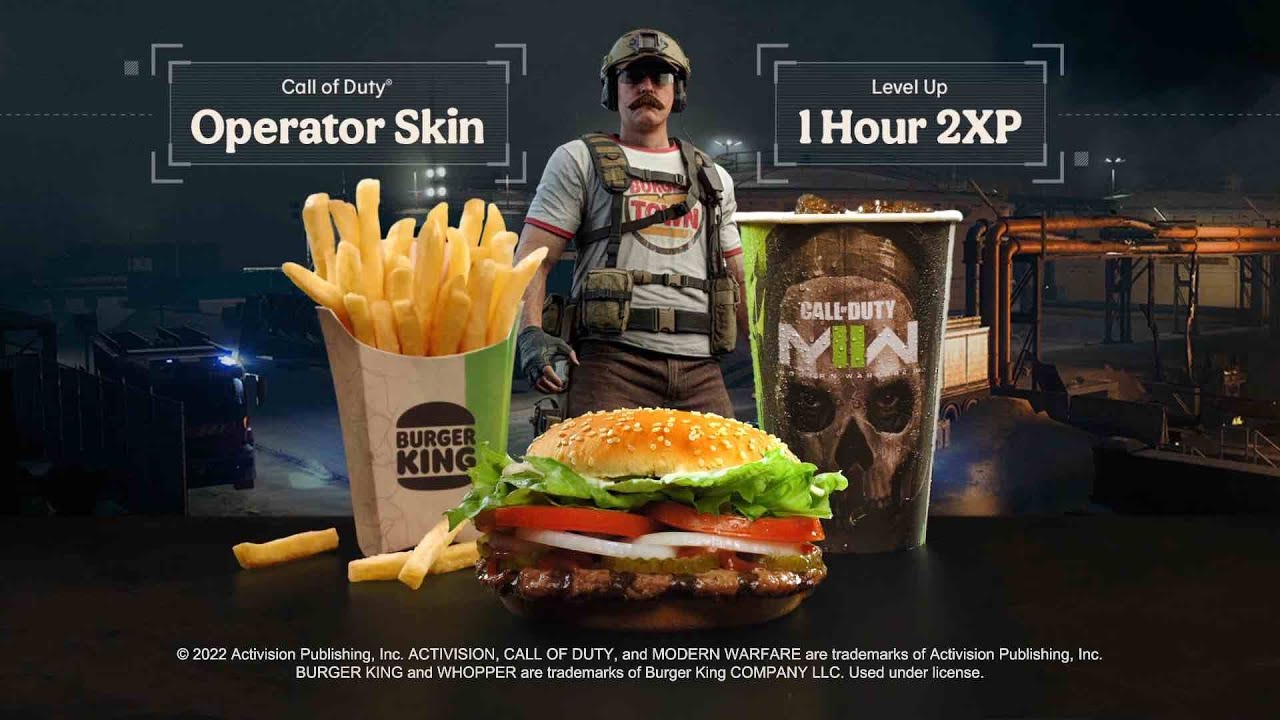 Call of Duty Burger King deal is grotesque