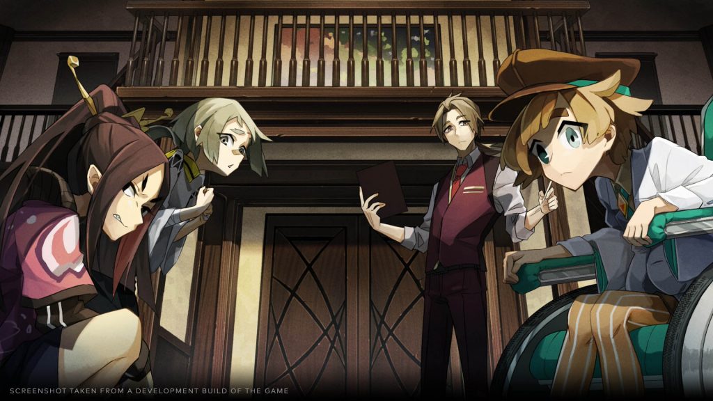 A screenshot from Process of Elimination showing four detectives.