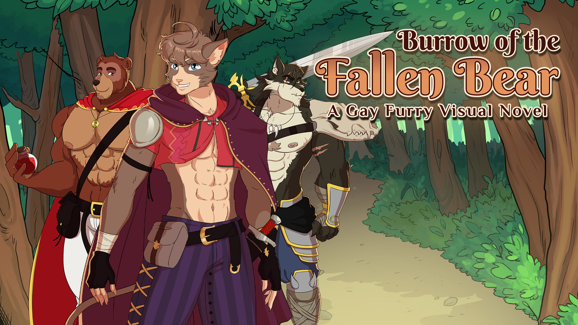 The key art for Burrow of the Fallen Bear.