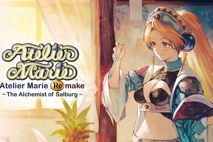 The key art for Atelier Marie Remake: The Alchemist of Salburg, featuring Marie doing alchemy.
