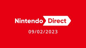 The logo for the February 9, 2023 Nintendo Direct.