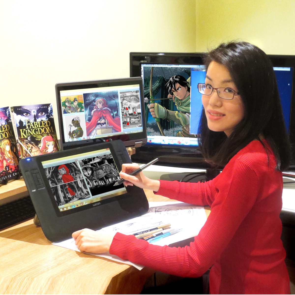 Queenie Chan - A bestselling manga style comic book artist and graphic novelist