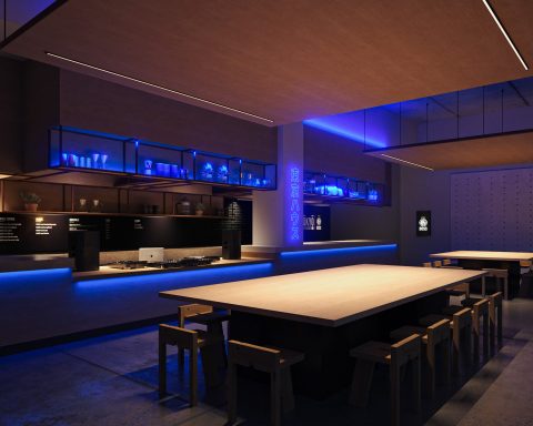 TOKYO HOUSE brought to you by Suntory BOSS Coffee - Night Render 1