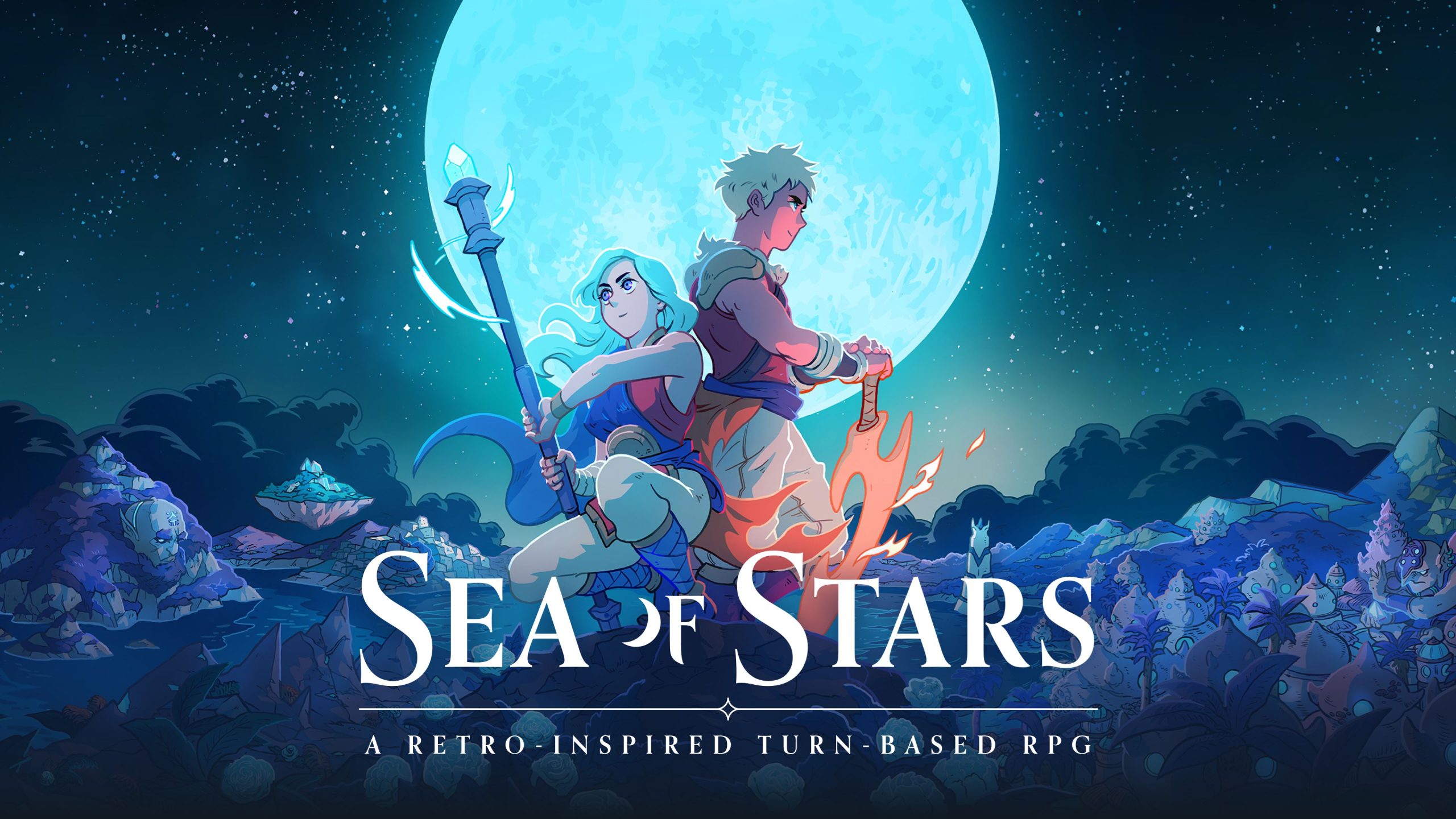 The key art for Sea of Stars.