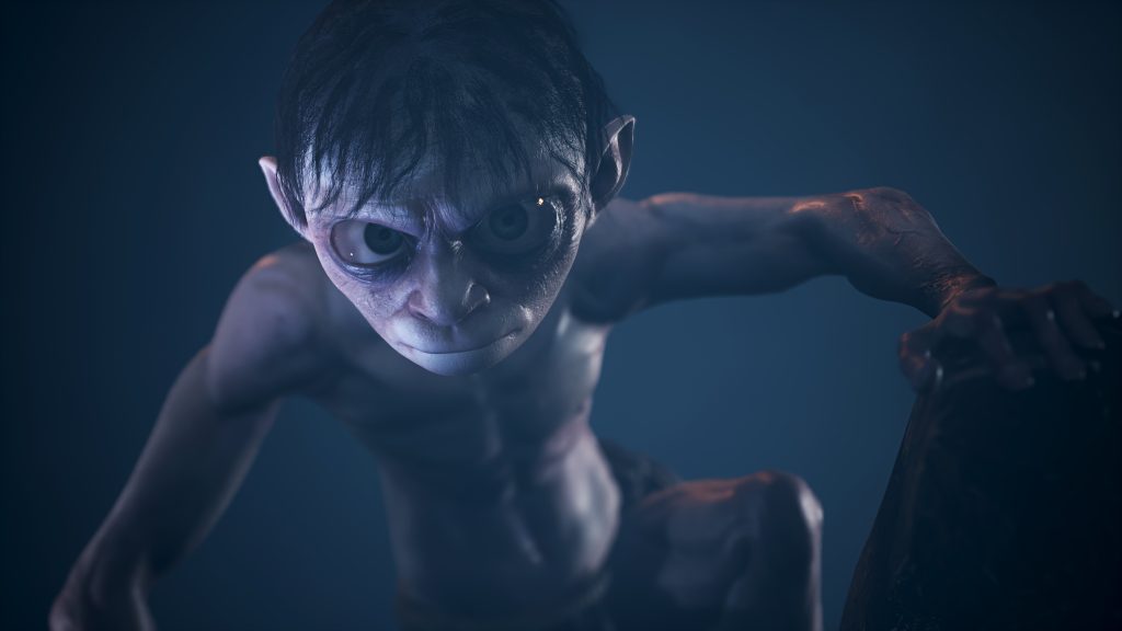A screenshot of Gollum from The Lord of the Rings: Gollum.