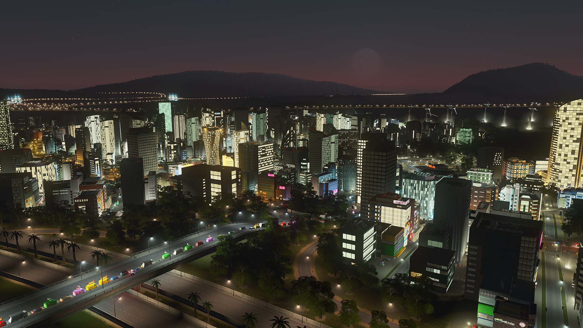 I need help making this city skyline look more realistic. i've only been playing this game for a little bit and this is one of my first “big cities” : r/CitiesSkylines