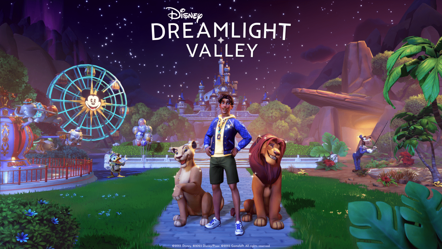 The key art for Disney Dreamlight Valley's Pride of the Valley update.