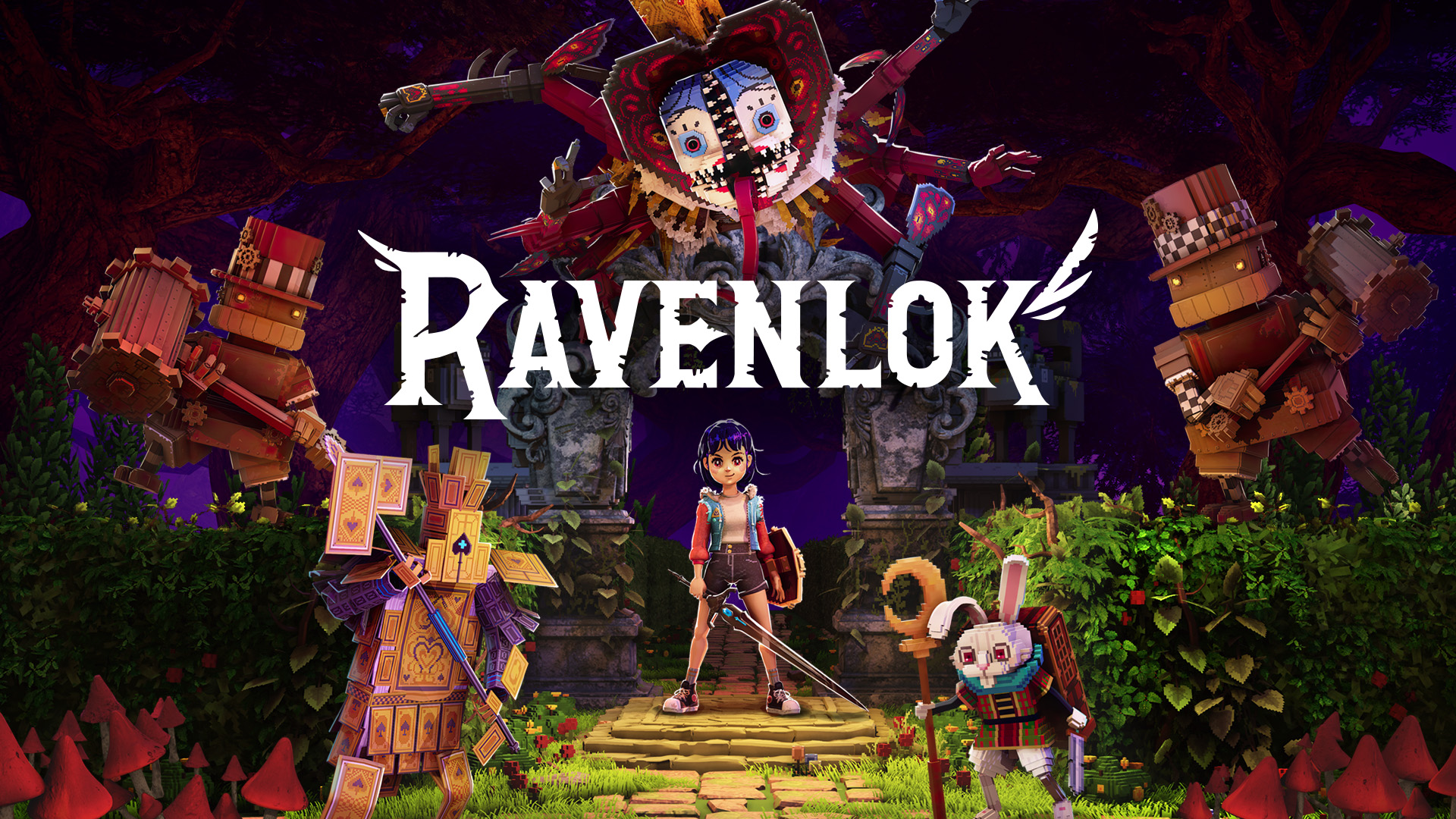 The key art for Ravenlok.