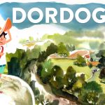 The key art for Dordogne, featuring a girl with a wide-brimmed hat looking out over the French countryside.