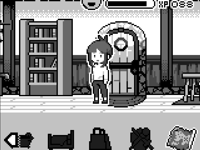 A screenshot of a child elf at home from Yolk Heroes: A Long Tamago.