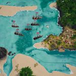 A screenshot from Corsairs: Battle of the Caribbean.