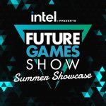A key graphic for Intel presents Future Games Show Summer Showcase.