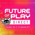 The graphic for Summer Game Fest's Future of Play presenting by Glitch. It aired on June 10 at 11 am ET.