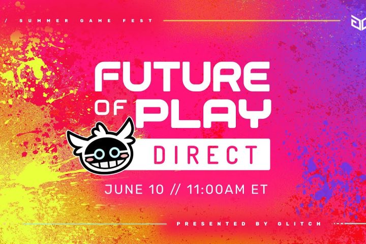 The graphic for Summer Game Fest's Future of Play presenting by Glitch. It aired on June 10 at 11 am ET.