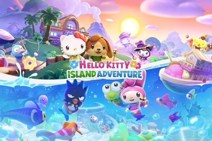 The key art for Hello Kitty Island Adventure.