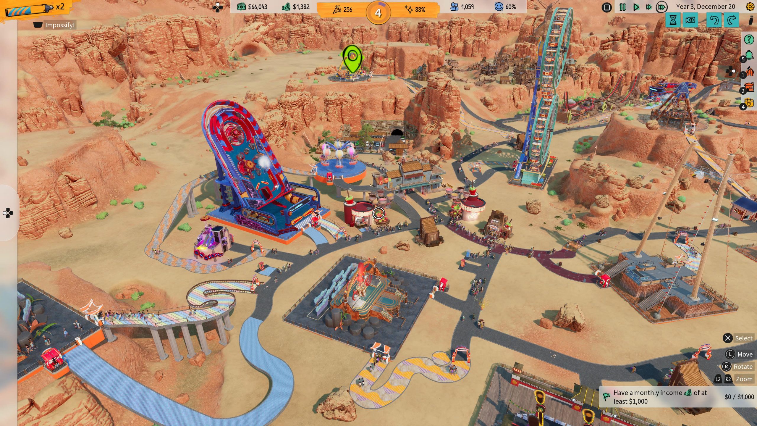 Park Beyond is a theme park sim with the best and weirdest rides
