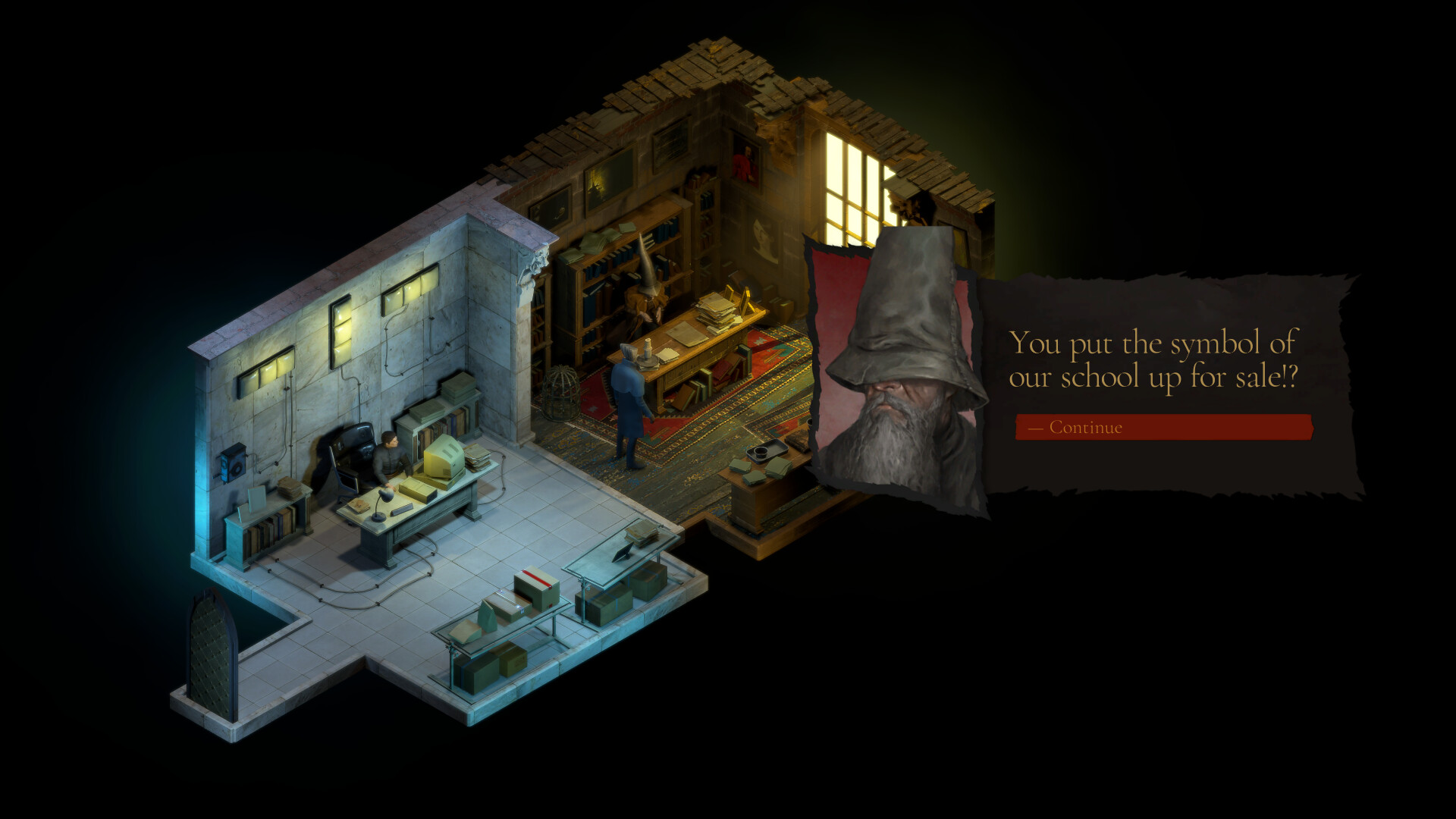 A screenshot from The Bookwalker: Thief of Tales.