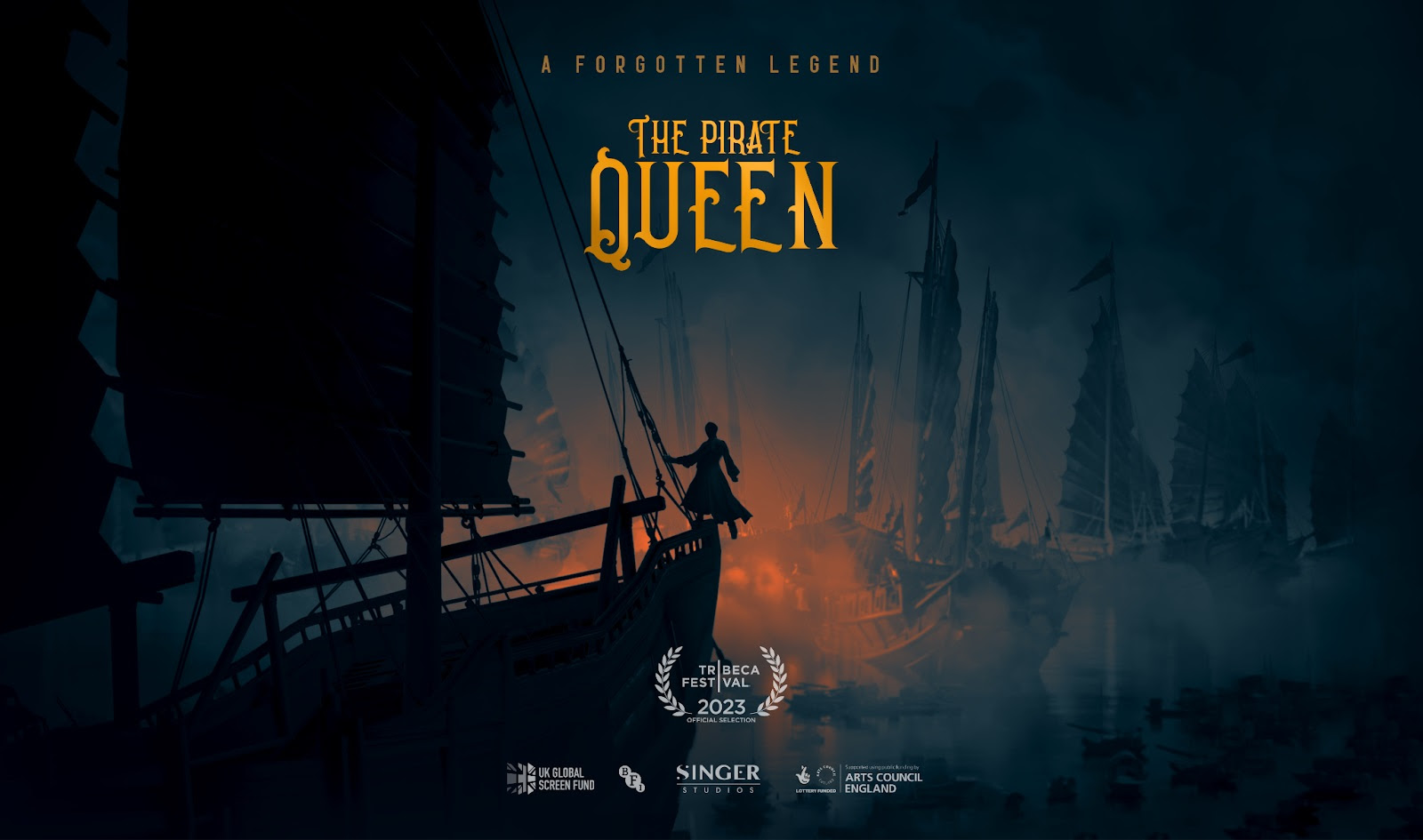 The key art for The Pirate Queen.