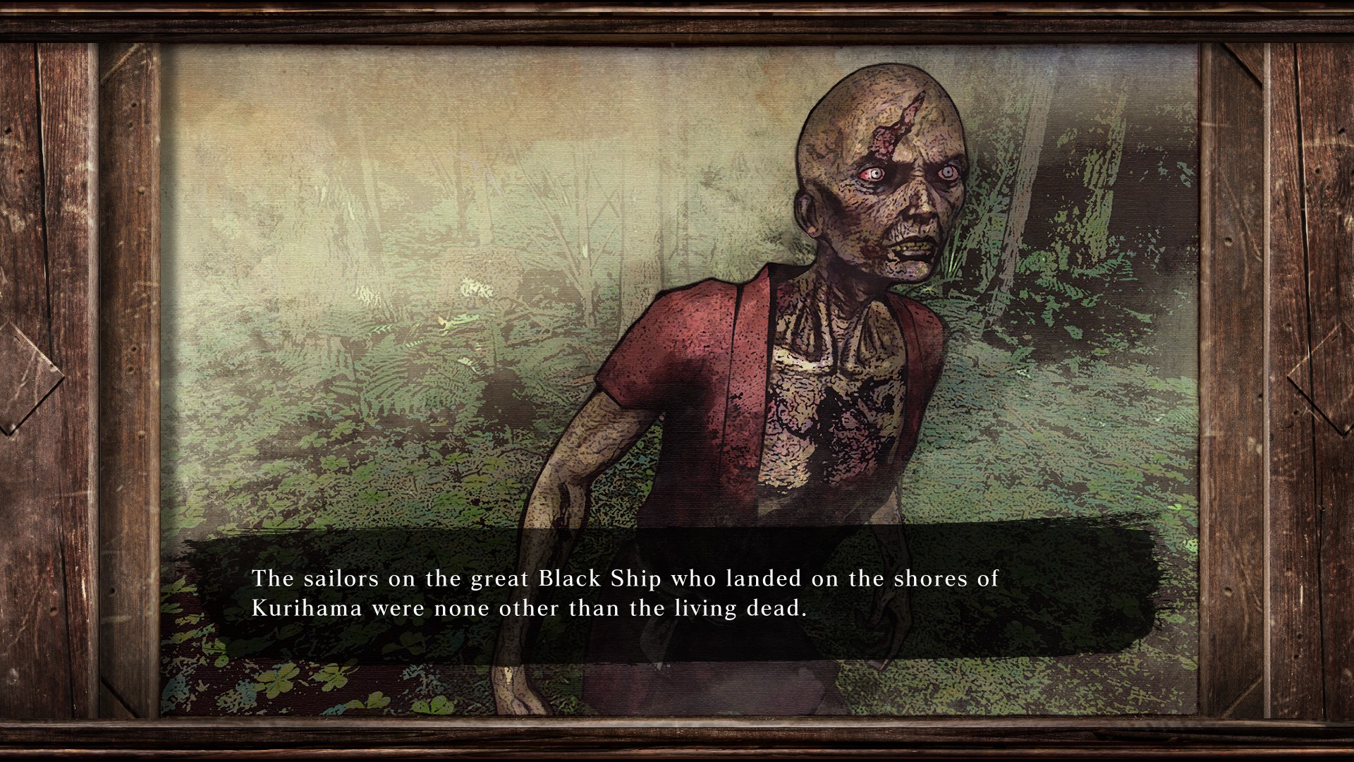 A screenshot from Ed-0 Zombie Uprising highlighting the narrative.