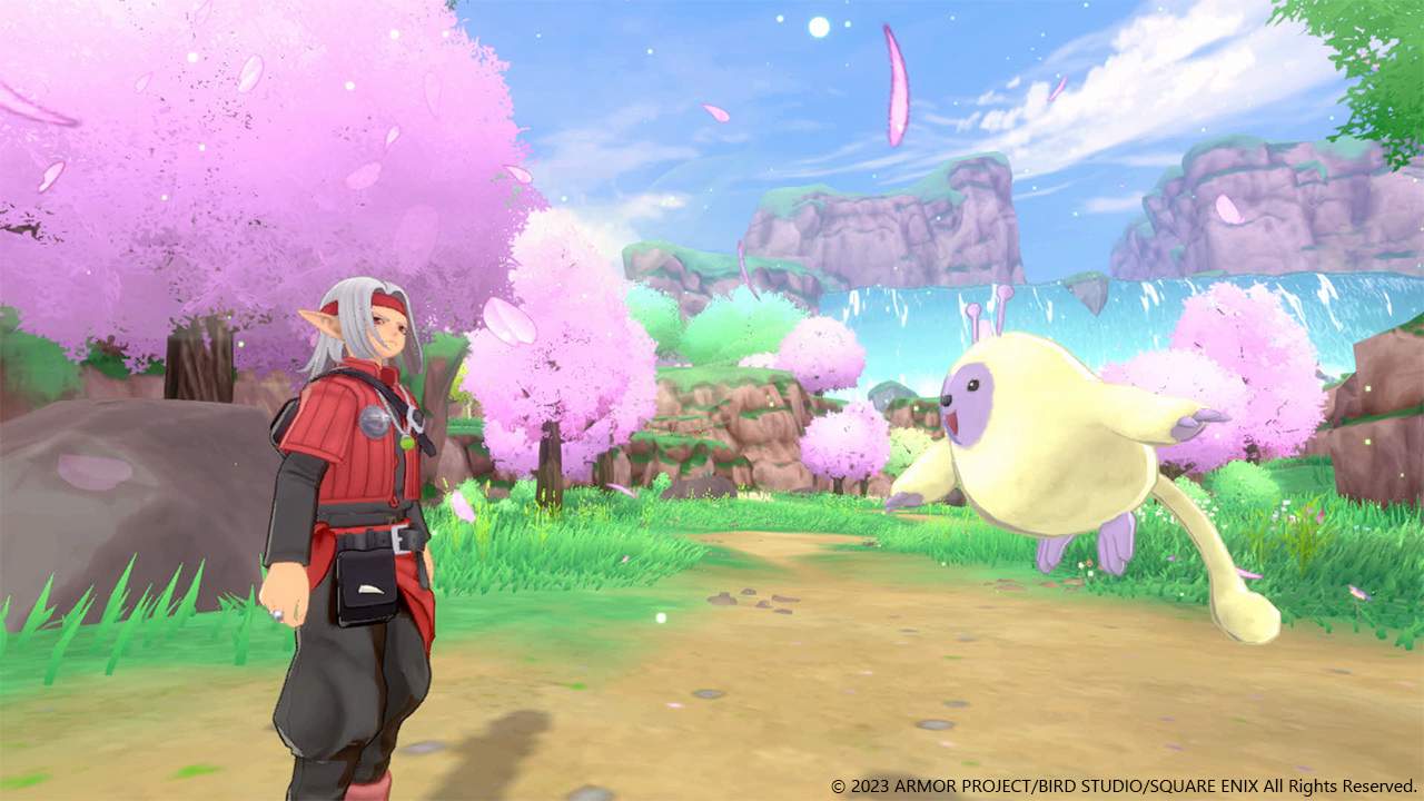 A screenshot of Psaro and Fizzy from Dragon Quest Monsters: The Dark Prince.