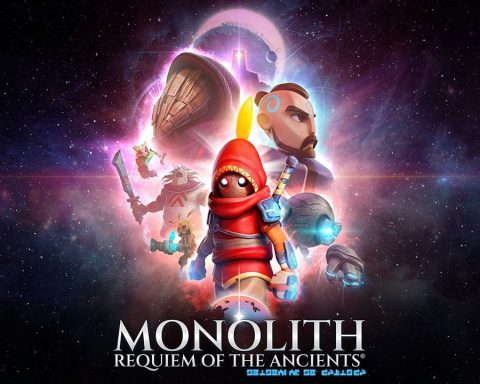 The key art for Monolith: Requiem of the Ancients.