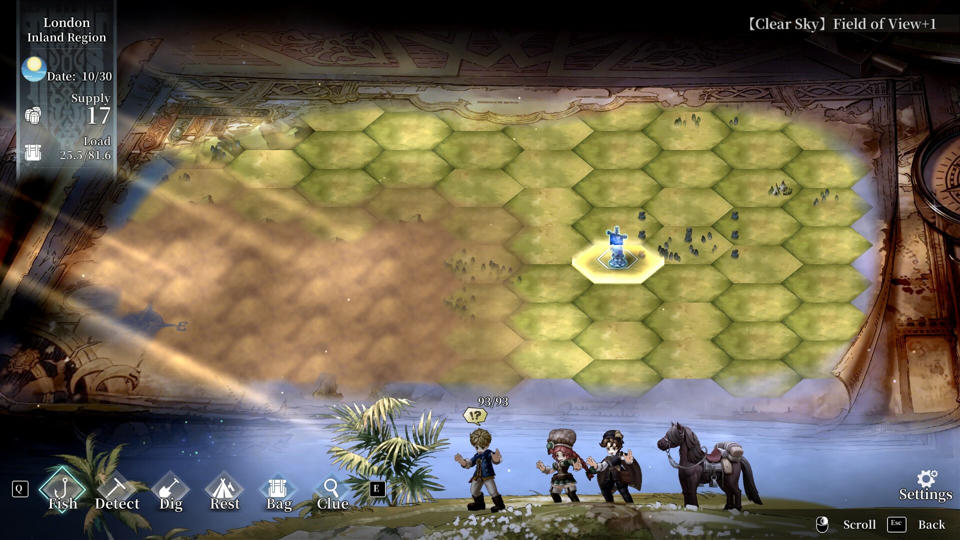 A screenshot from Sailing Era 3, showcasing the exploration