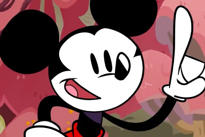 A screenshot of Mickey Mouse from Disney Illusion Island