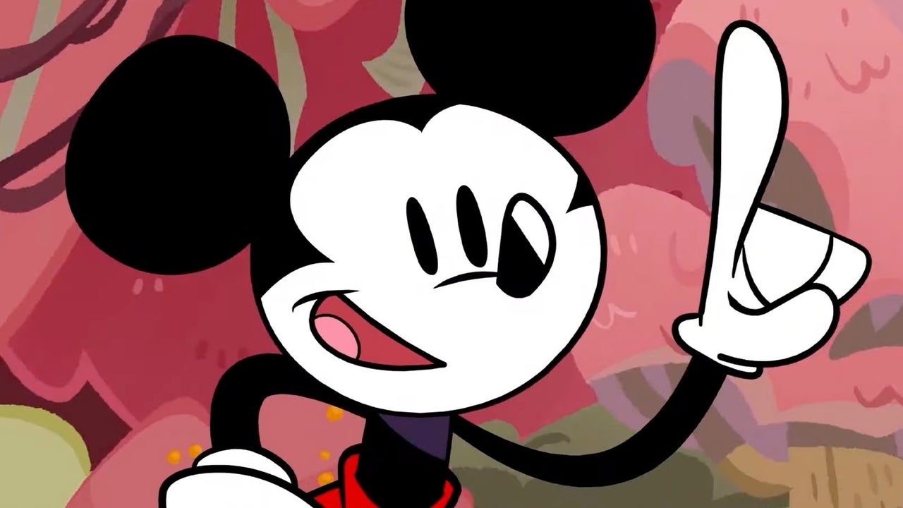 A screenshot of Mickey Mouse from Disney Illusion Island