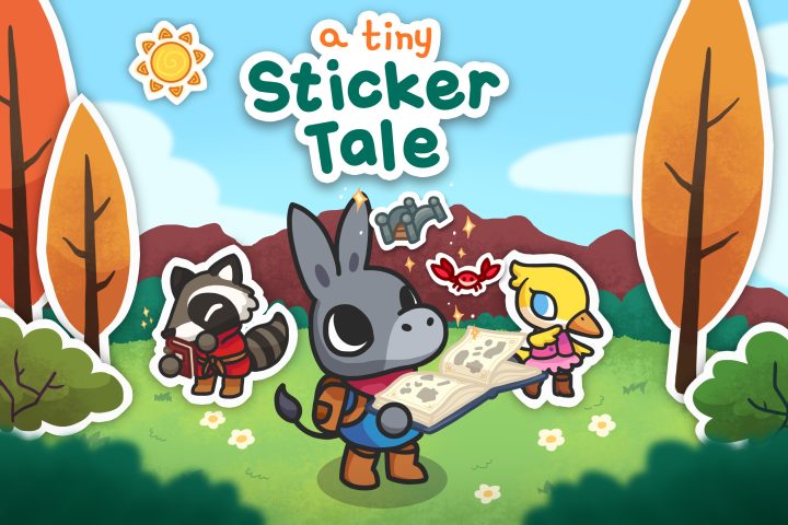 The key art for A Tiny Sticker Tale.