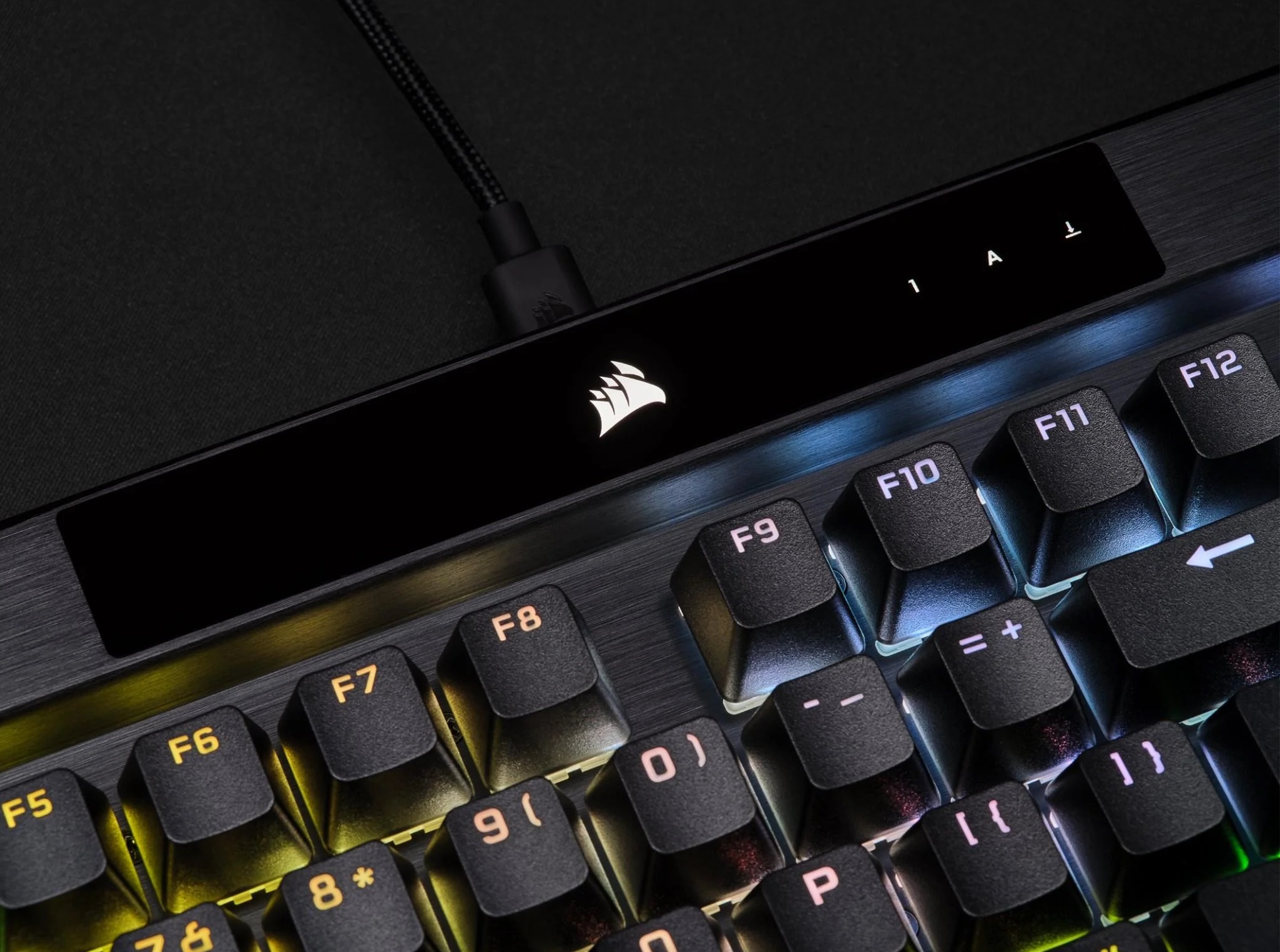 A photo of the Corsair K70 Max RGB Gaming Keyboard