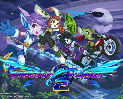 The key art for Freedom Planet 2.
