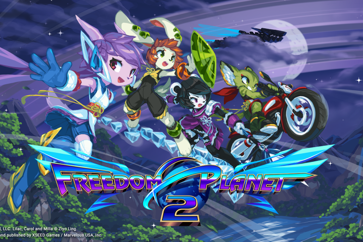 The key art for Freedom Planet 2.