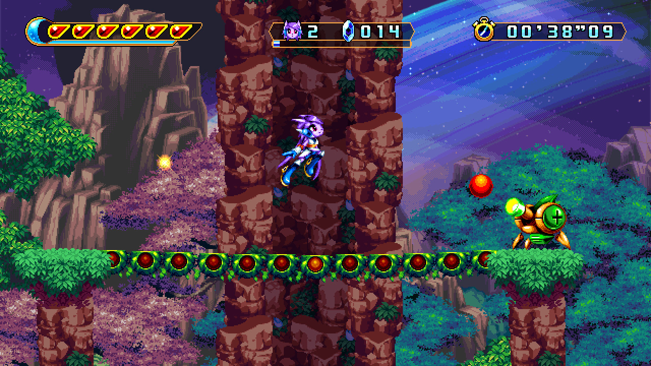 A screenshot from Freedom Planet 2.