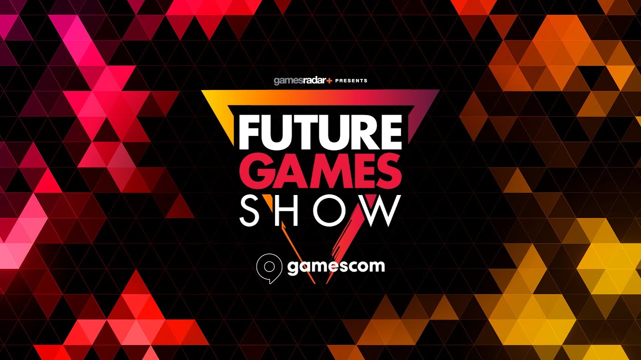 A graphic promoting Future Games Show at Gamescom.
