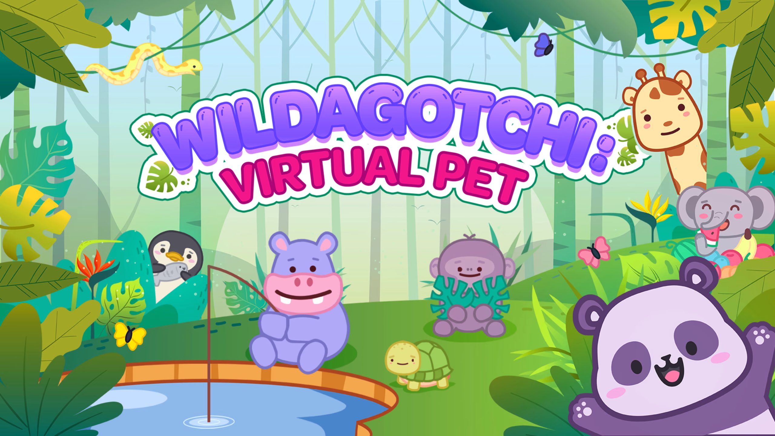 The key art for Wildagotchi: Virtual Pet.