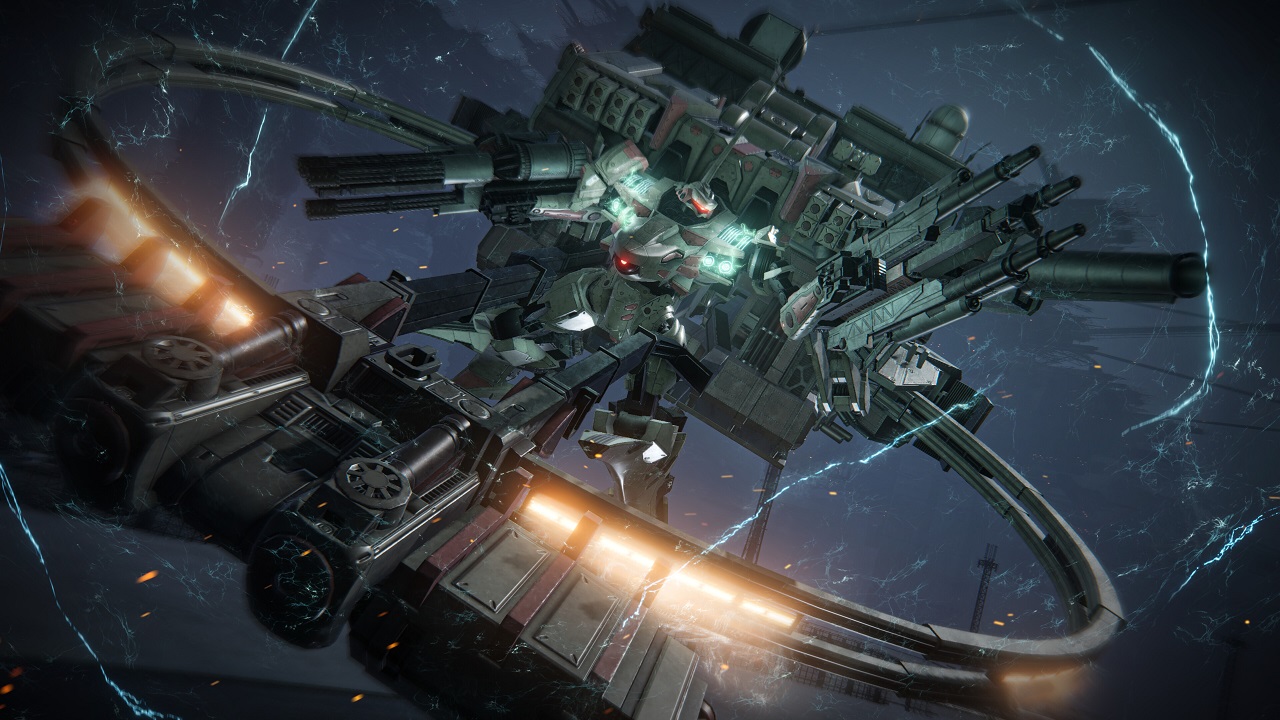A screenshot from Armored Core VI