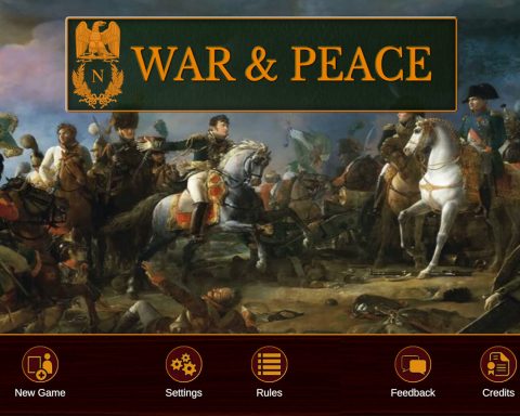 The hero art for the digital edition of War and Peace