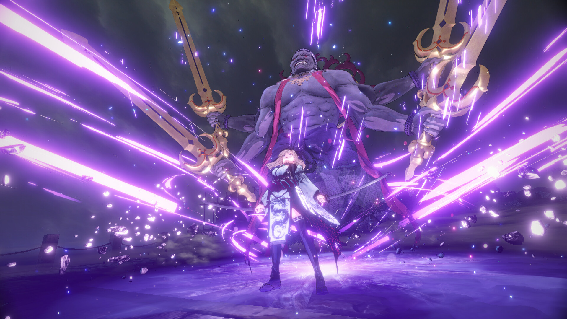 A screenshot from Fate/Samurai Remnant