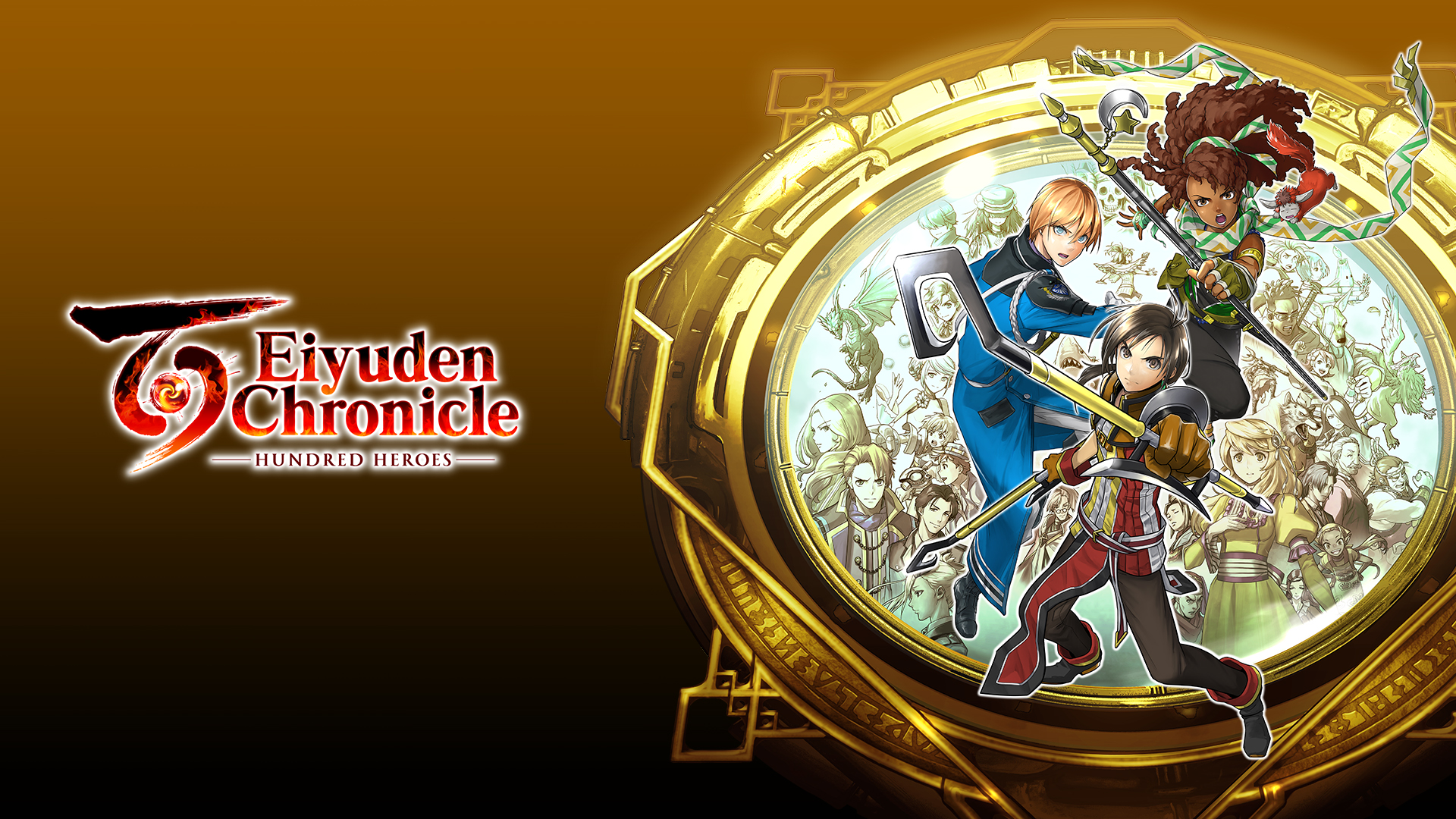 The key art for Eiyuden Chronicle: Hundred Heroes.