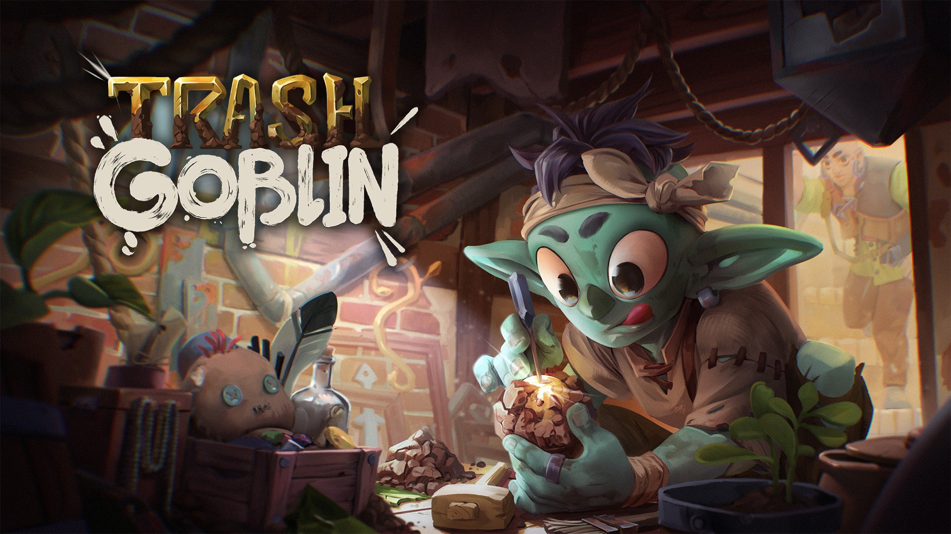 The key art for Trash Goblin.