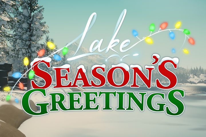 The key art for Lake's DLC, Season's Greetings.