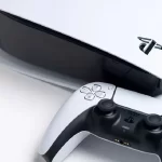 A photo of the Sony PlayStation 5 console