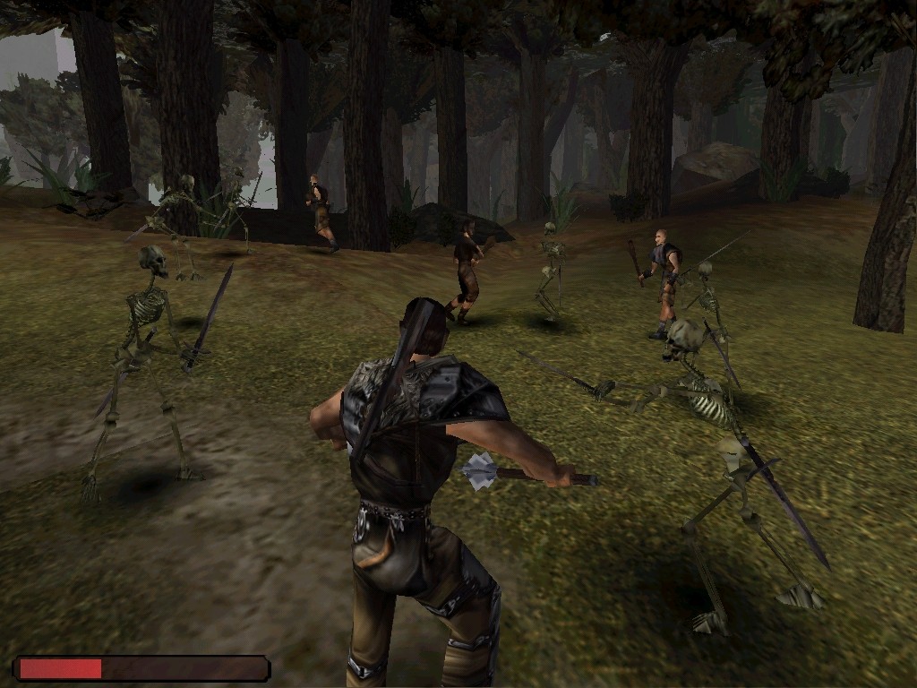 A screenshot from Gothic 1