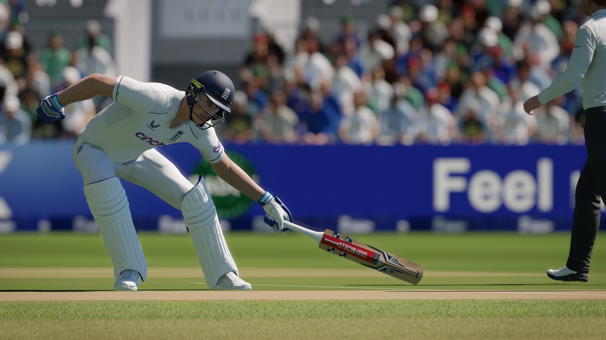 A screenshot from Cricket 24