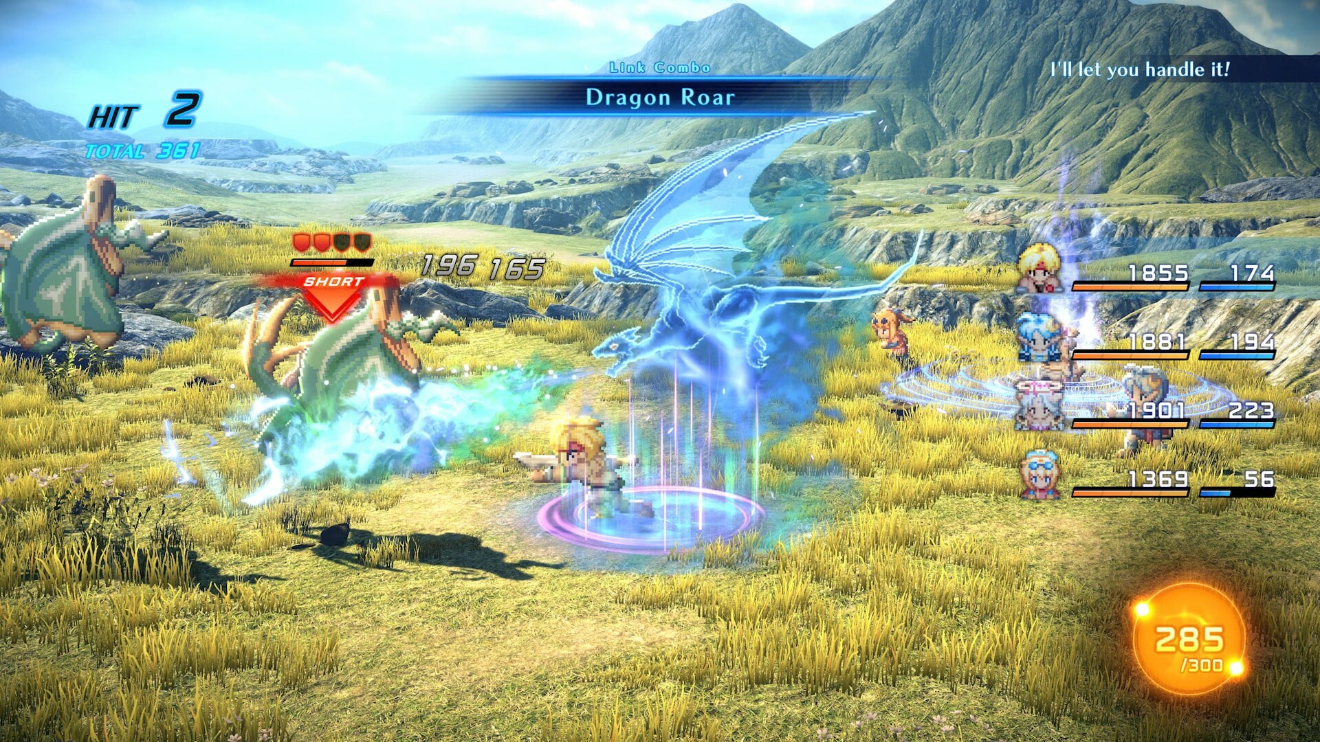 A screenshot from Star Ocean The Second Story R