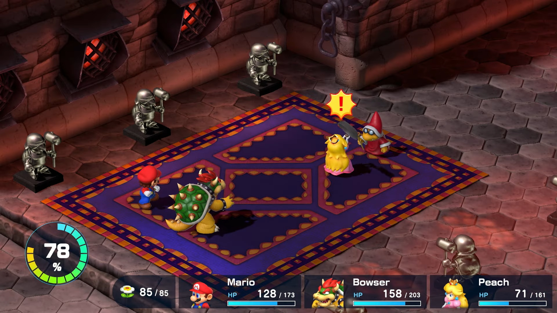 A screenshot from Super Mario RPG